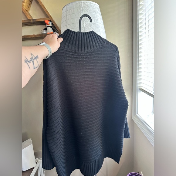 NWT French Connection Mozart Ribbed High Neck Jumper Sweater Sz M - Picture 2 of 10